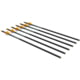 Ravin R500 Series Carbon Xbow Arrows, .003 in, 6 Pack, Black/Orange, R120