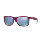 Ray-Ban Andy F RB4202F Single Vision Prescription Sunglasses RB4202F-60714V-57 - Lens Diameter 57 mm, Frame Color Matte Violet