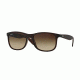 Ray-Ban Andy F RB4202F Single Vision Prescription Sunglasses RB4202F-607313-57 - Lens Diameter 57 mm, Frame Color Matte Brown