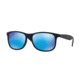 Ray-Ban ANDY F RB4202F Single Vision Prescription Sunglasses RB4202F-615355-57 - Lens Diameter 57 mm, Frame Color Shiny Blue On Matte Top