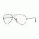 Ray-Ban Aviator Eyeglass Frames RX6049 2620-55 - Matte Gunmetal Frame