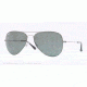 Ray-Ban AVIATOR FLAT METAL RB3513 Progressive Prescription Sunglasses RB3513-147-71-58 - Lens Diameter 58 mm, Frame Color Demi Glos Sand Gunmetal