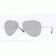 Ray-Ban AVIATOR FLAT METAL RB3513 Progressive Prescription Sunglasses RB3513-154-6G-58 - Lens Diameter 58 mm, Frame Color Demi Gloss Sandblast Silver