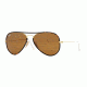 Ray-Ban AVIATOR FULL COLOR RB3025JM Sunglasses 001-58 - Arista Frame, Brown Lenses
