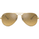 Ray-Ban Aviator Large Metal RB3025 Sunglasses, Arista Crystal Brown Mirror Silver Gradient, RB3025 001/3K-5514