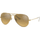 Ray-Ban Aviator Large Metal RB3025 Sunglasses, Arista Crystal Brown Mirror Silver Gradient, RB3025 001/3K-5514