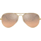 Ray-Ban Aviator Large Metal RB3025 Sunglasses, Arista Frame, Crystal Pink Silver Mirror 55 mm Lenses, 001-3E-5514