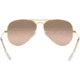 Ray-Ban Aviator Large Metal RB3025 Sunglasses, Arista Frame, Crystal Pink Silver Mirror 55 mm Lenses, 001-3E-5514