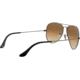 Ray-Ban Aviator Large Metal RB3025 Sunglasses, Gunmetal Crystal Brown Gradient, RB3025 004/51-5514