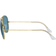 Ray-Ban Aviator Large Metal RB3025 Sunglasses, Legend Gold, Blue, 55, RB3025-9196S2-55
