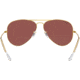 Ray-Ban Aviator Large Metal RB3025 Sunglasses, Legend Gold, Purple, 55, RB3025-9196AF-55