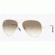 Ray-Ban RB3025 Aviator Large Metal Prescription Sunglasses, Lens Diameter 55 mm, Frame Color Arista, 001-51-5514
