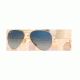 Ray-Ban Aviator Large Metal Prescription Sunglasses RB3025 RB3025-001-78-58 - Lens Diameter 58 mm, Frame Color Gold