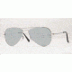 Ray-Ban RB3025 Aviator Large Metal Prescription Sunglasses, Lens Diameter 62 mm, Frame Color Silver,  003-40-6214