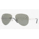 Ray-Ban RB3025 Aviator Large Metal Prescription Sunglasses, Lens Diameter 55 mm, Frame Color Silver, 003-58-5514