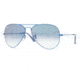Ray-Ban Aviator Large Metal Prescription Sunglasses RB3025 RB3025-088-3F-5514 - Lens Diameter: 55 mm, Frame Color: Metal Blue Matte