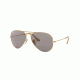 Ray-Ban Aviator Large Metal Prescription Sunglasses RB3025 RB3025-9064V8-55 - Lens Diameter 55 mm, Frame Color Gold