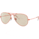 Ray-Ban Aviator Large Metal RB3025 Sunglasses, Red, 62, RB3025-9221T2-62