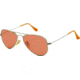 Ray-Ban Aviator Small Metal RB3044 Sunglasses with No-Line Progressive Rx Prescription Lenses RB3044-019-4B-52 - Lens Diameter 52 mm, Lens Diameter 52 mm, Frame Color Matte Silver