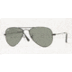 Ray-Ban Aviator Small Metal RB3044 Sunglasses with No-Line Progressive Rx Prescription Lenses RB3044-L2848-5214 - Frame Color Black, Lens Diameter 52 mm