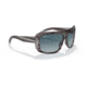 Ray-Ban Blair RB2196 Sunglasses, Blue Gradient Grey Lenses, Striped Gray, 61, RB2196-13143M-61