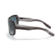 Ray-Ban Blair RB2196 Sunglasses, Blue Gradient Grey Lenses, Striped Gray, 61, RB2196-13143M-61