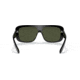 Ray-Ban Blair RB2196 Sunglasses, Green Lenses, Black, 61, RB2196-901-31-61