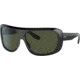 Ray-Ban Blair RB2196 Sunglasses, Green Lenses, Black, 61, RB2196-901-31-61