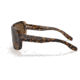 Ray-Ban Blair RB2196 Sunglasses, Polarized Brown Lenses, Havana On Transparent Brown, 61, RB2196-129257-61