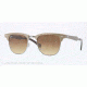 Ray-Ban CLUBMASTER ALUMINUM RB3507 Single Vision Prescription Sunglasses RB3507-139-85-49 - Lens Diameter 49 mm, Lens Diameter 49 mm, Frame Color Brushed Bronze/gunmetal