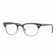 Ray-Ban Clubmaster Eyeglasses RX5154 with No-Line Progressive Rx Prescription Lenses 2077-4921 - Matte Black Frame