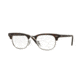 Ray-Ban Clubmaster Eyeglasses RX5154 with No-Line Progressive Rx Prescription Lenses 5211-49 - Matte Dark Havana Frame
