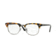 Ray-Ban Clubmaster Eyeglasses RX5154 with No-Line Progressive Rx Prescription Lenses 5491-51 - Black / Havana Frame