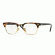 Ray-Ban Clubmaster Eyeglasses RX5154 with No-Line Progressive Rx Prescription Lenses 5494-51 - Brown Havana Frame