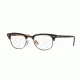 Ray-Ban Clubmaster Eyeglasses RX5154 with No-Line Progressive Rx Prescription Lenses 5650-49 - Havana On Tex Camuflage Frame