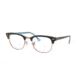 Ray-Ban Clubmaster Eyeglasses, 49mm, Top Havana On Light Blue, RX5154-5885-49-PRO