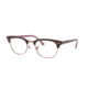 Ray-Ban Clubmaster Eyeglasses, 49mm, Top Brown On Opal Pink, RX5154-5886-49-PRO