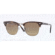 Ray-Ban CLUBMASTER FOLDING RB2176 Sunglasses 1151M7-51 - Matte Dark Havana Frame, Polar Brown Gradient Lenses