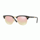 Ray-Ban Clubmaster Folding RB2176 Sunglasses 901S7O-51 - Matte Black Frame, Copper Flash Gradient Lenses