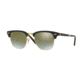 Ray-Ban Clubmaster Folding RB2176 Sunglasses 901S9J-51 - Matte Black Frame, Green Flash Gradient Lenses