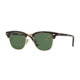 Ray-Ban CLUBMASTER FOLDING RB2176 Sunglasses 990-51 - Red Havana Frame, Crystal Green Lenses