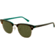 Ray-Ban Clubmaster Sunglasses RB3016 1127-5121 - Top Shiny Havana Frame, Gray Green Lenses