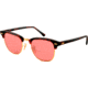 Ray-Ban Clubmaster Sunglasses RB3016 114515-49 - Matte Red Havana Frame, polar dark pink Lenses
