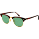 Ray-Ban Clubmaster Sunglasses RB3016 1145O5-51 - Matte Red Havana Frame, polar green Lenses