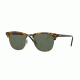 Ray-Ban Clubmaster Sunglasses RB3016 1157-49 - Spotted Black Havana Frame, Green Lenses