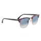Ray-Ban Clubmaster Sunglasses RB3016 12573F-51 - Spotted Grey/Violet Frame, Clear Gradient Blue Lenses