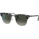 Ray-Ban Clubmaster RB3016 Sunglasses, Gray Havana, 49, RB3016-133671-49