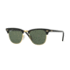 Ray-Ban Clubmaster Sunglasses RB3016 90158E-49 - Black Frame, Polar Green Lenses