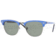 Ray-Ban Clubmaster Sunglasses RB3016 984-5121 - Top Blue On Black Crystal Green