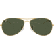 Ray-Ban Cockpit Sunglasses RB3362 001-5914 - Arista Frame / Crystal Green Lenses,